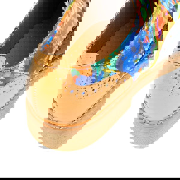 Embassy London The Artist - Summer Colours - Women's derby leather shoe in vibrant colour