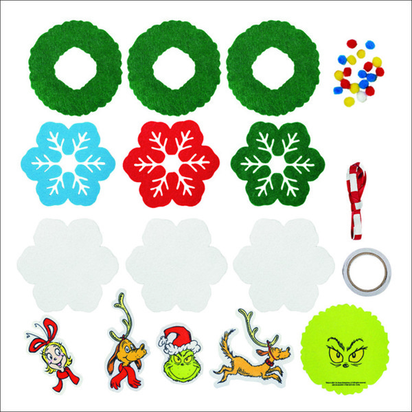 Totum The Grinch Felt Hanger