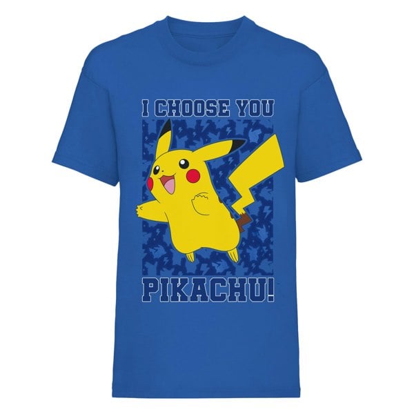 Pokemon Childrens/Kids I Choose You T-Shirt - Blue