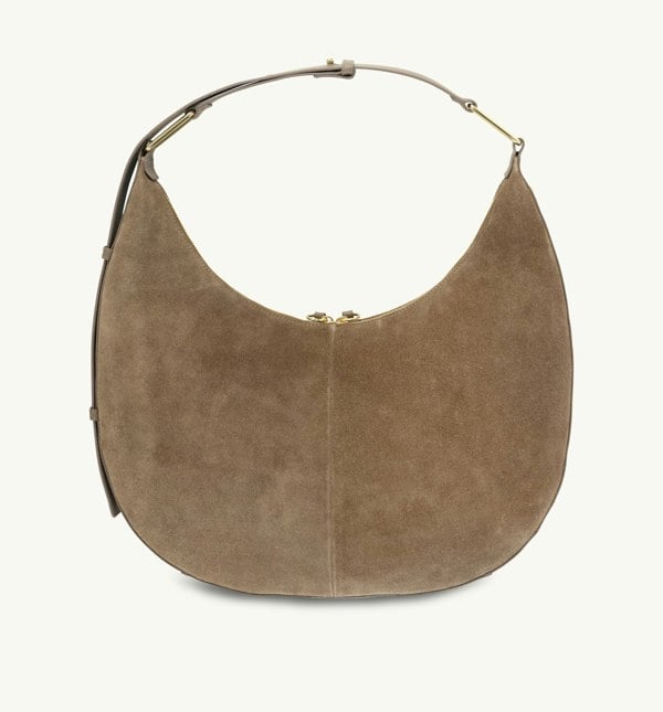 Apatchy London The Nora Mushroom Suede Bag