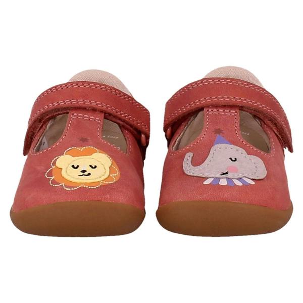 Clarks Girls Clarks Elephant And Lion Design T-Bar Shoes Roamer Hats