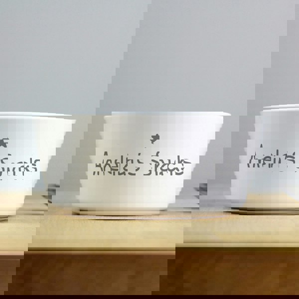 Personalised Memento Company Personalised Name Only Plastic Bowl