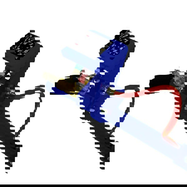 Air Bag Jack 3.5T features a long blue lever handle, pressure gauge, and colorful control buttons for easy lifting and operation