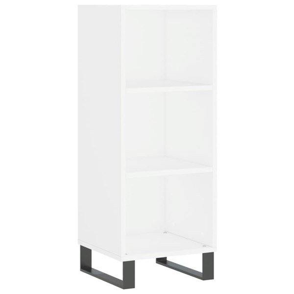 Berkfield Highboard White 34.5x34x180 cm Engineered Wood