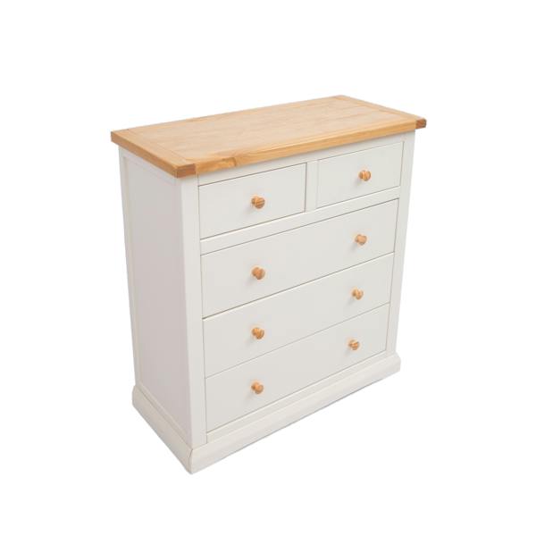 Cabinet Bits Castelli 5 Drawer Chest of Drawers Wood Knob