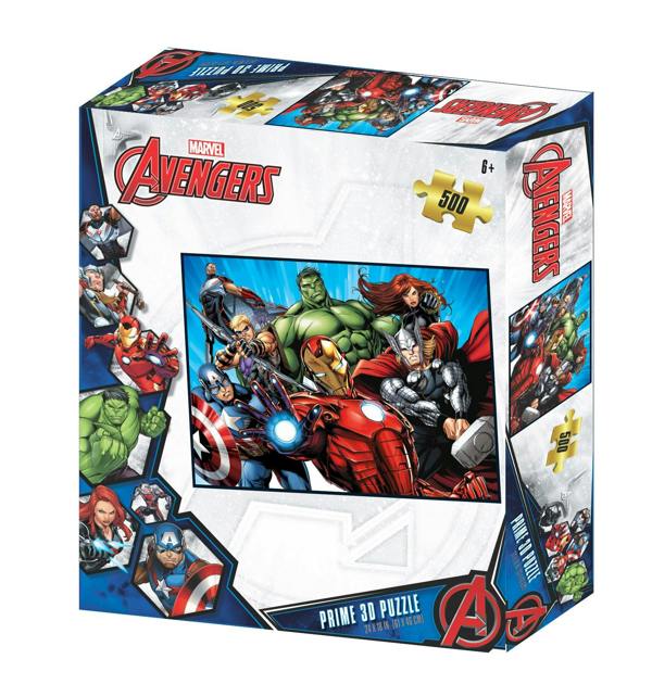 Prime 3D Puzzles Prime 3D Marvel Avengers 500 Piece Puzzle