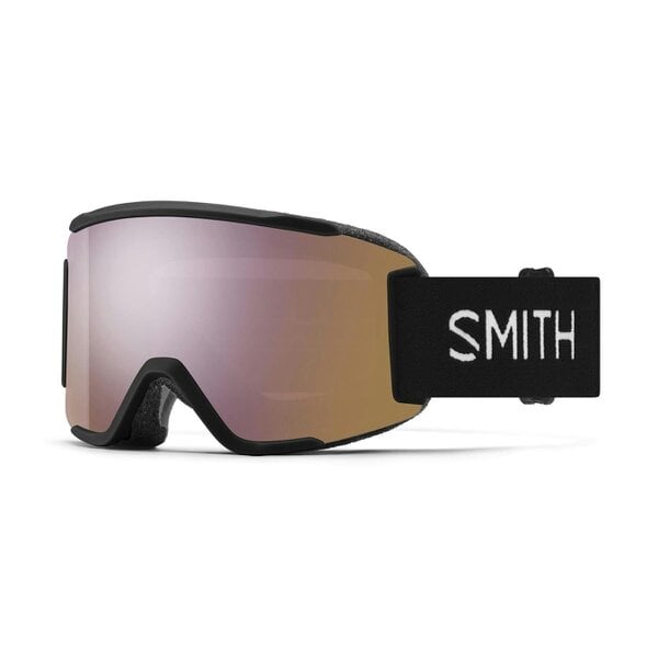 Smith Ski Goggles Squad S 2QJ M5 Black ChromaPop Everyday Rose Gold Mirror & Clear