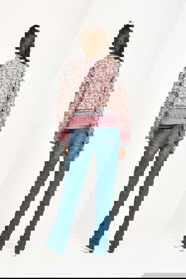 Mudflower Reversible Paisley Quilted Jacket