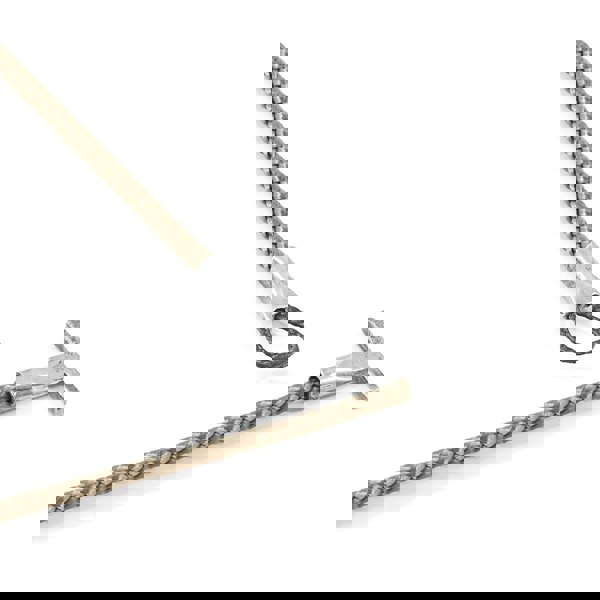 Anchor & Crew Sand Brown Cambridge Silver and Rope Bracelet