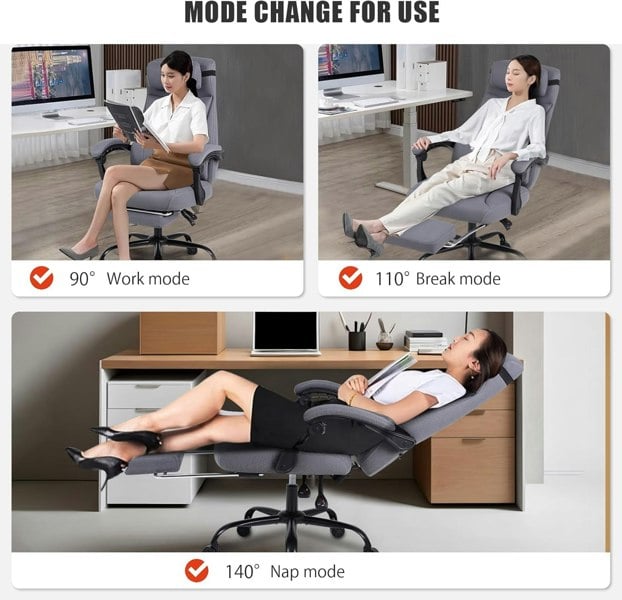 Furniture One Executive Office Chair Desk High Back Task Swivel Chair