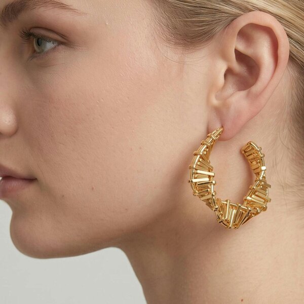 Uchi & Soto Kin Sculptural Hoop Earrings