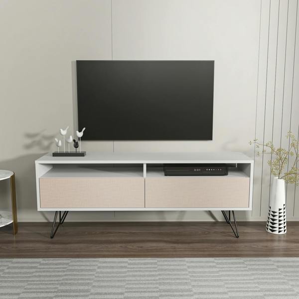 Decorotika Flay Modern Tv Stand TV Cabinet for TV's up to 65"