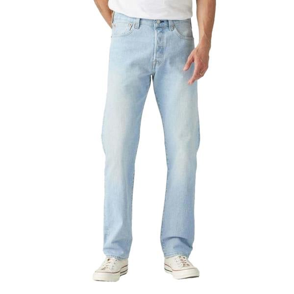 Levis Mens 501 Original Jeans - Light Blue