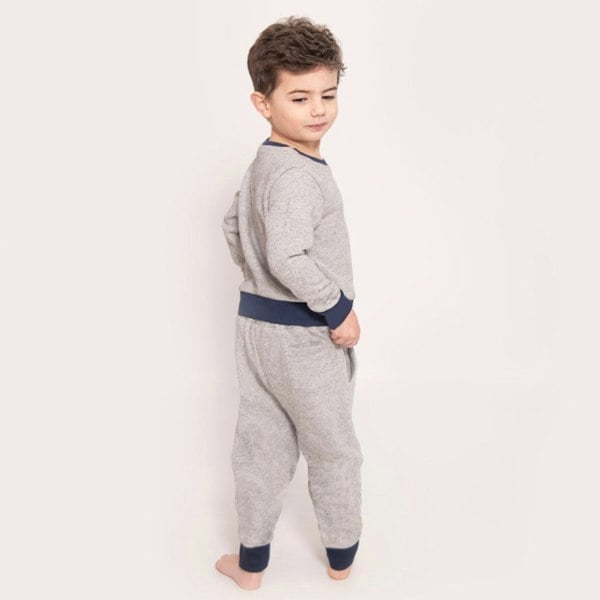 Luca and Rosa Boys Grey Jersey Lounge Set