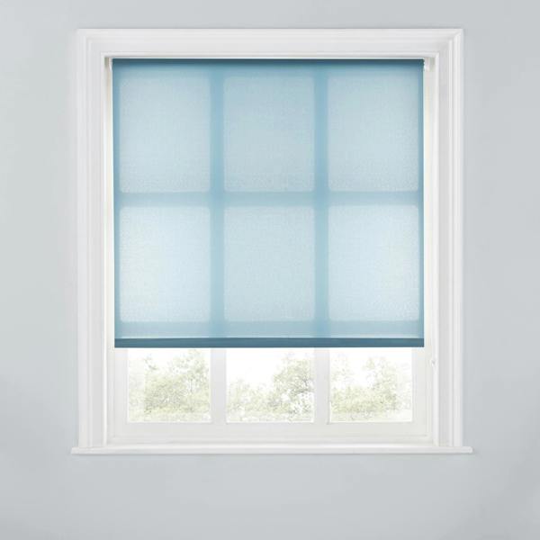 A.Unique Home Trimmable Daylight Roller Blind - 2FT - BLUE STONE - 60cm(W) x 170cm(L)