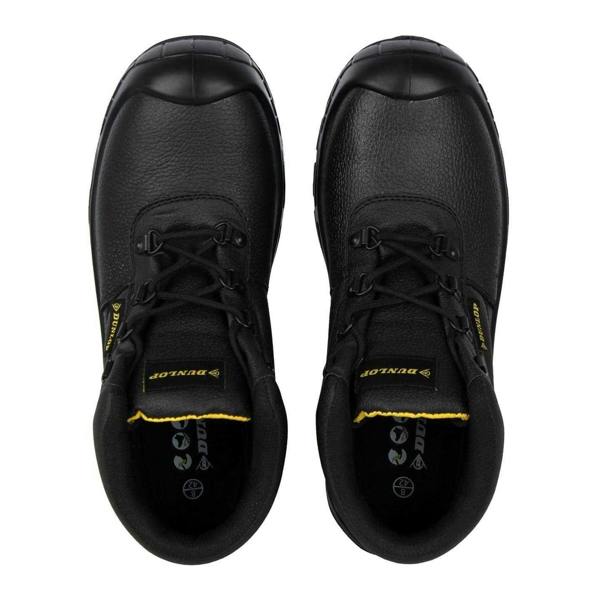 Dunlop Mens North Carolina Leather Safety Boots - Black - 