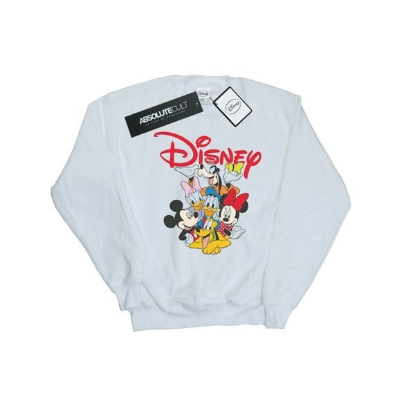 Disney Girls Mickey Mouse Crew Sweatshirt - White