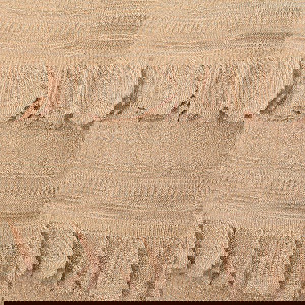 Zimmermann Womens Matchmaker Lurex Ruffle Skirt in Beige