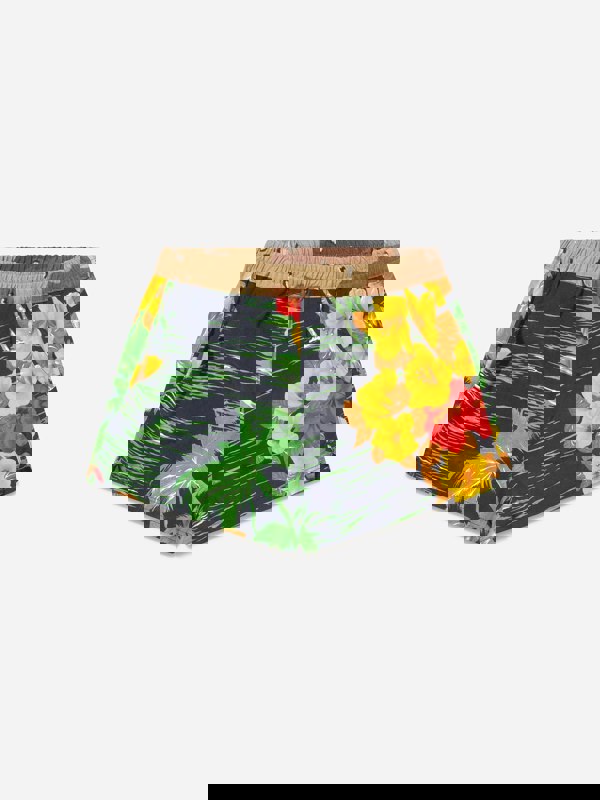 Myar Boys Cotton Hawaiian Print Shorts