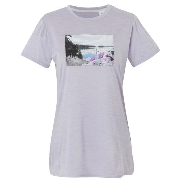 Regatta Womens Fingal IX Landscape T-Shirt - Wisteria Marl