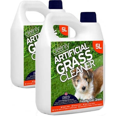 Cleenly Artificial Grass Cleaner for Dogs - Freshly Cut Grass Fragrance - 10 Litres - Eliminates Urine/Dog Wee Odours