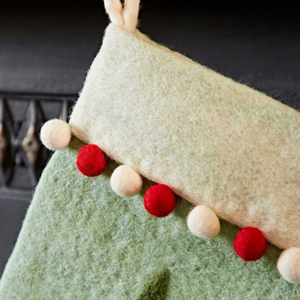 Paper High Personalised Felt Christmas Stocking