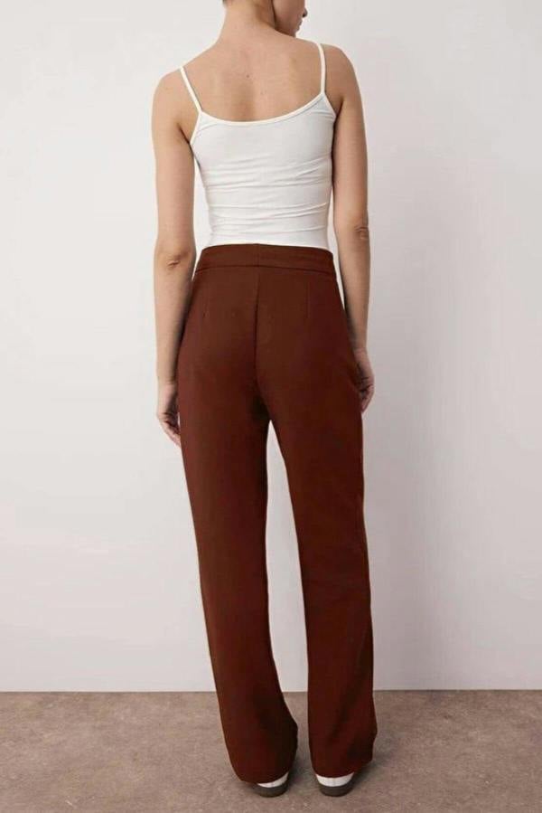 WOVCOR Wide Leg Woven Trousers