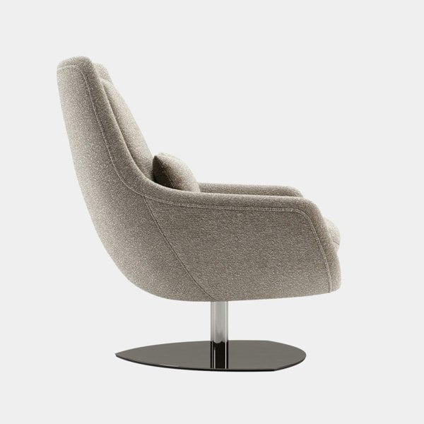 Domkapa Klein Bouclé Premium Swivel Armchair