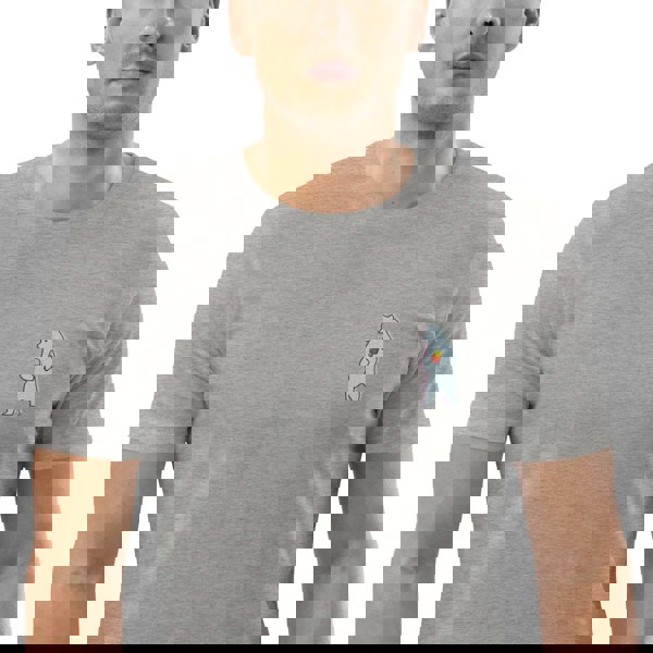 ANCHOR & CREW Polar Bear x Ice Cream In The Wild Organic Cotton Embroidered T-Shirt