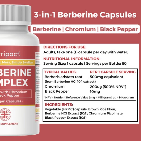 nutripact Berberine Complex Capsules