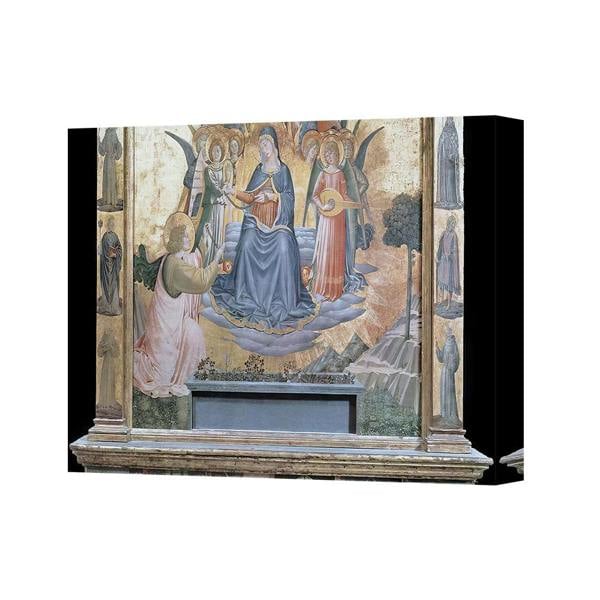 Benjamin Tate Design Canvas Wall Art Madonna And Child With Angels Fresco Reproduction