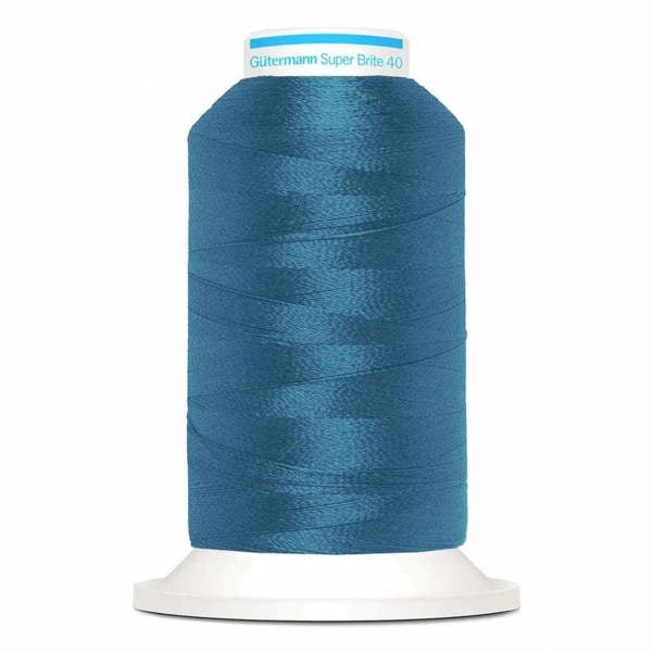 Gutermann Super Brite Polyester 40 Embroidery Thread 1000m Polyester Thread Suitable For Embroidery