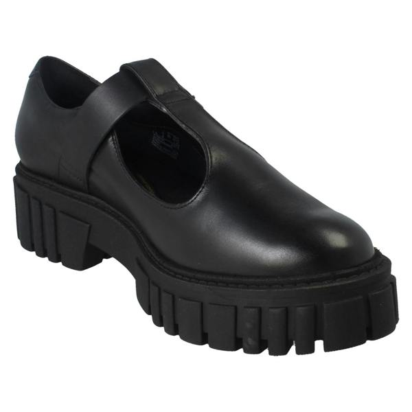 Clarks Ladies Clarks Buckle Fastening Chunky Sole T-Bar Smart Shoes Page Bar