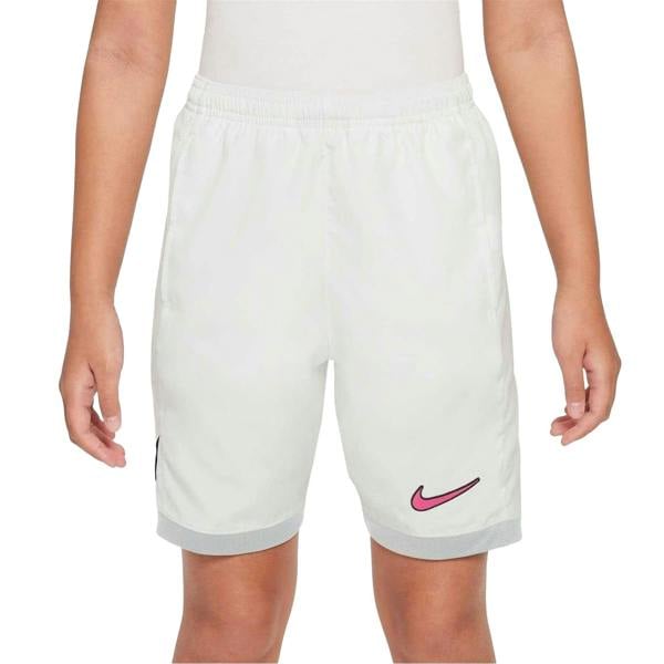 Nike Childrens/Kids Dri FIT Academy Graphic Football Shorts - White/Black - 