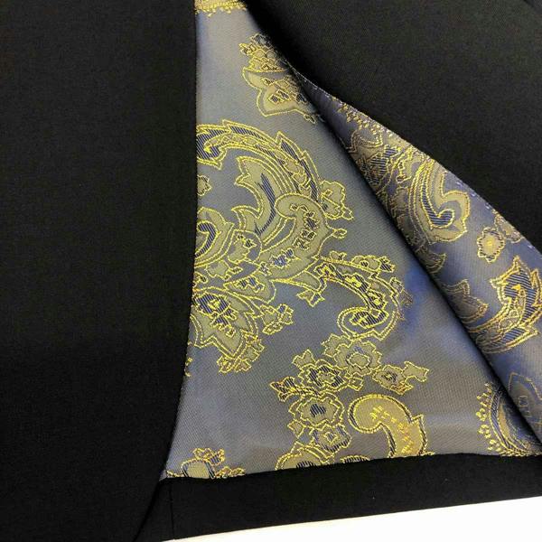 Black 1-button Dinner Suit