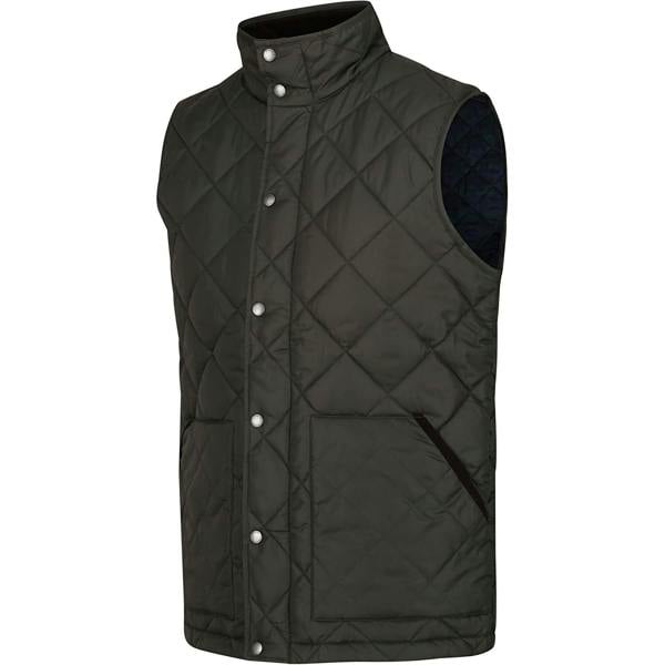 Regatta Mens Londyn Quilted Body Warmer - Dark Khaki - 