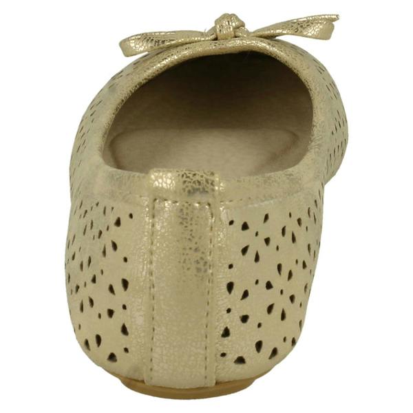 Spot On Girls Spot On Cut Out Detail Ballerina Flats
