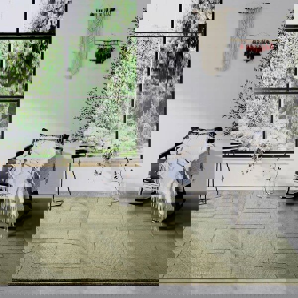 The Rugs Hand-Woven Wool Rug - Elegant Abstract Designs