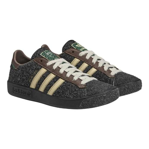 Adidas Mens Forest Hill Brain Dead Leather Trainers - Black - 