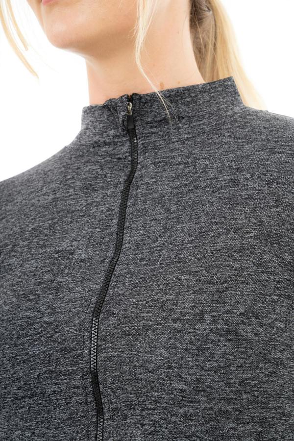 Smart Living Women's Seamless Ribbed Marl Jacket - Black