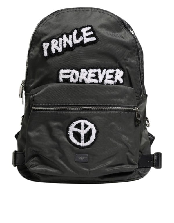 Nylon Prince Forever Backpack with Adjustable Straps and Logo Patches