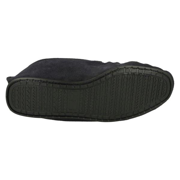 Mens Vamp Slippers Moccasin