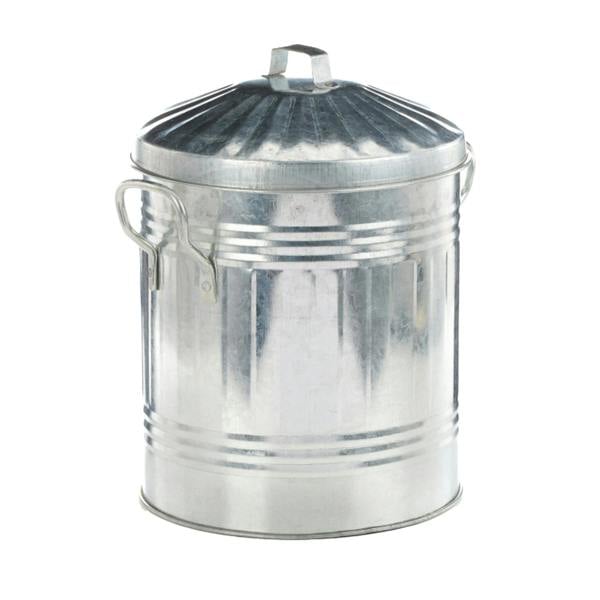 Leecroft Galvanised Mini Bin 12 x 10'' - One Colour - 