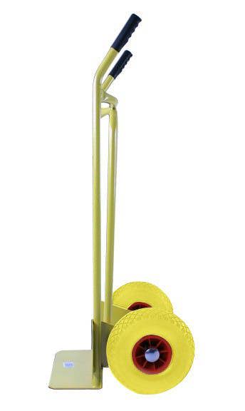 Bristol Tool Company 1894 Heavy Duty Solid Toe Sack Truck With Puncture Proof Wheels,Dual Safety Handles,Sturdy Tubular Steel Framework,200kg Capacity