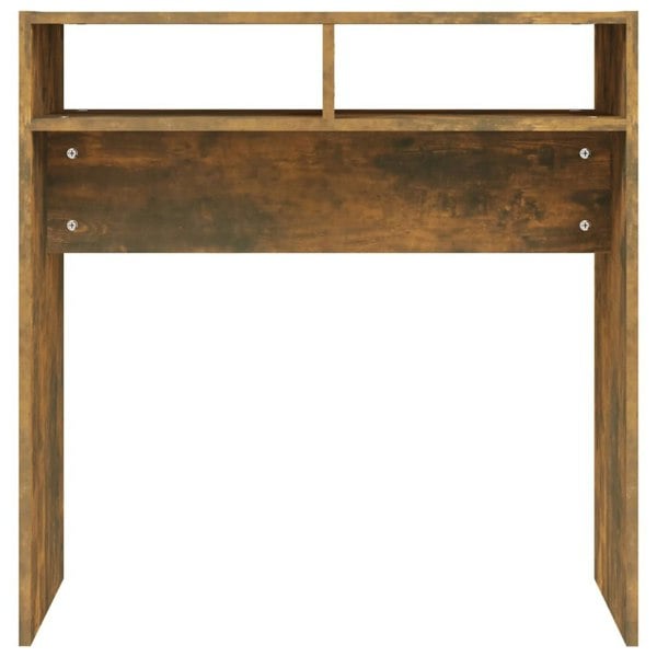 Berkfield Console Table Smoked Oak 78x30x80 cm Engineered Wood