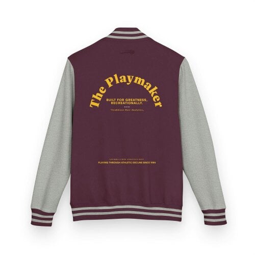 Anchor & Crew The Playmaker Basketball Club League Cotton Varsity Letterman Jacket