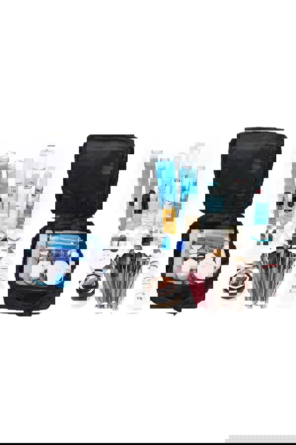 Living and Home Portable Travel Waterproof Makeup Bag Large Toiletry Bag For Dormitory & Bedroom Vanity Case