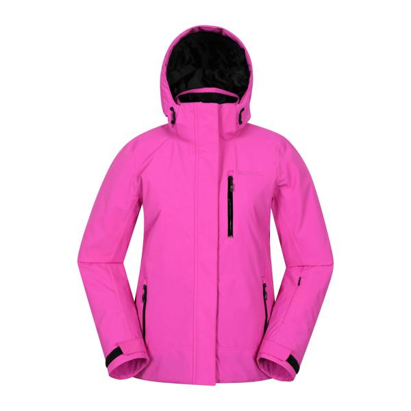Mountain Warehouse Womens/Ladies Aspen Waterproof Ski Jacket - Bright Pink - 