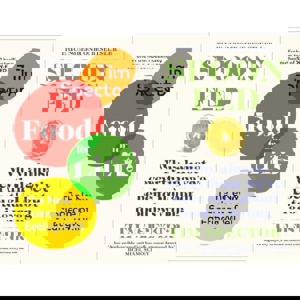 Food For Life and Spoon Fed 2 books Collection Set by Tim Spector