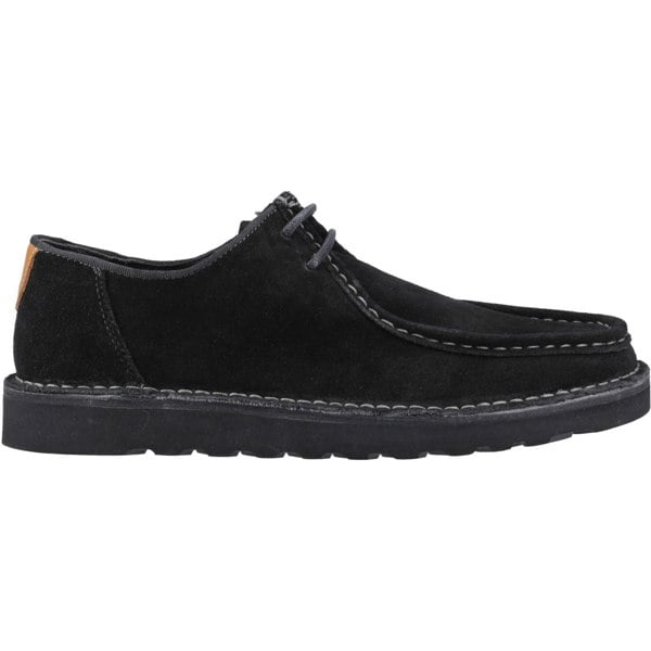 Hush Puppies Otis Suede Men's Black Lace-Up Shoes